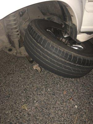 This is what happened to the truck.