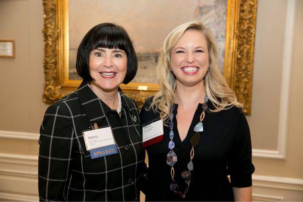 Dress and necklace from Mary Walter Boutique.