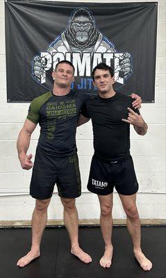 Me with the head instructor (Matt) in the green.