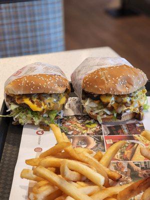 Charburger and Double Char Burger