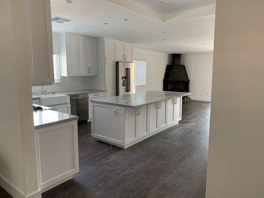 Kitchen and floor remodel