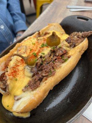 Philly cheesesteak!