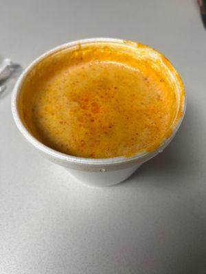 Coconut curry sauce. Huge! $2.xx
