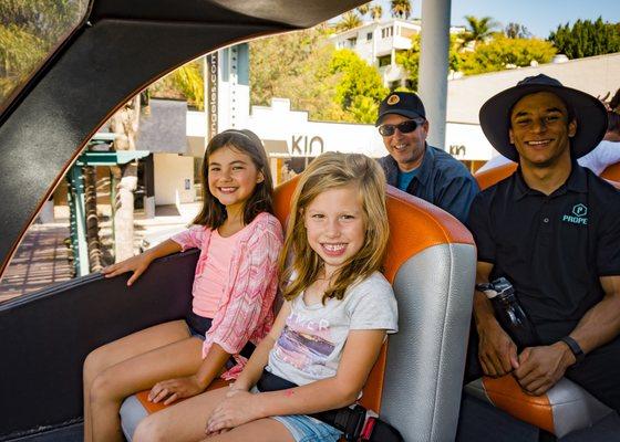 This lovely group chartered with us to Santa Monica for a casual wedding brunch.