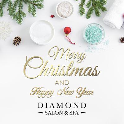 Season's Greetings
From All of Us at Diamond Salon & Spa
Thank You For a Wonderful Year!