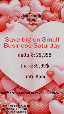 Save big on small busniss Saturday promotion