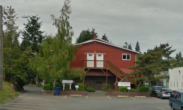 Front of the building