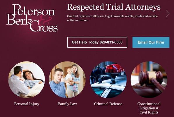 Peterson, Berk & Cross, S.C. Specializing in You!