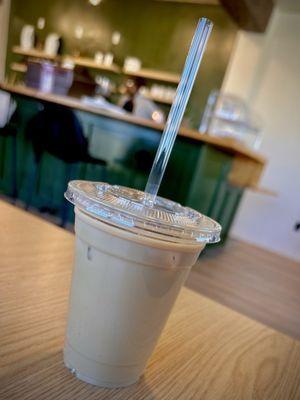 Irish cream iced latte (sugar free)