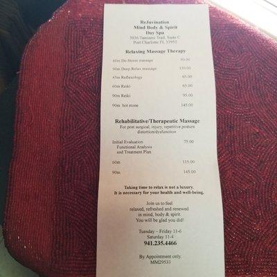 ReJuvination Mind Body & Spirit Day Spa