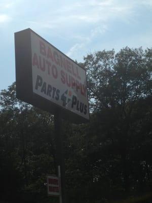 Bagnell Auto Supply Of Stoughton -- 989 Washington Street / Route 138, Stoughton Sign