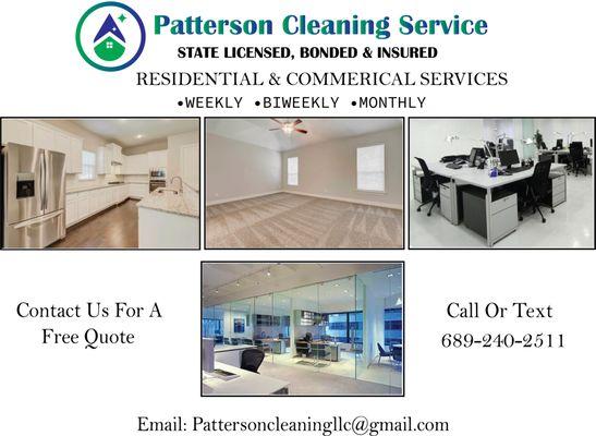 Don't stress let Patterson clean the mess!