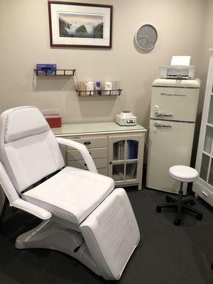 Inside studio office.