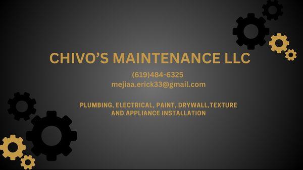Chivo’s Maintenance