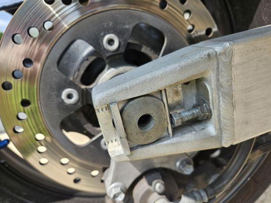 This spacer is backwards