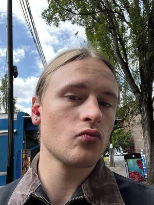 Me and my new ear piercing