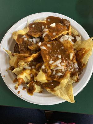Chili and cheese chips