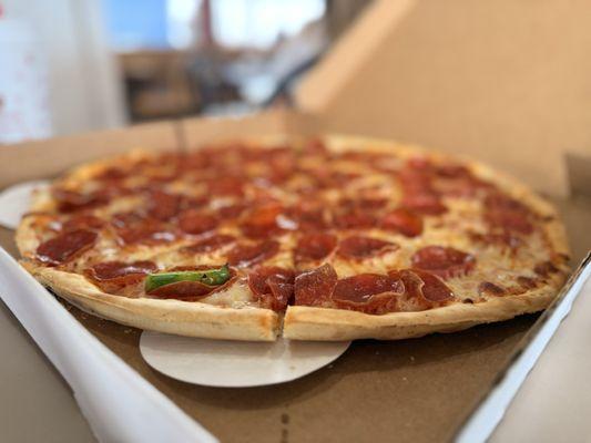 Large 1 Topping Pizza - Was supposed to be pepperoni only