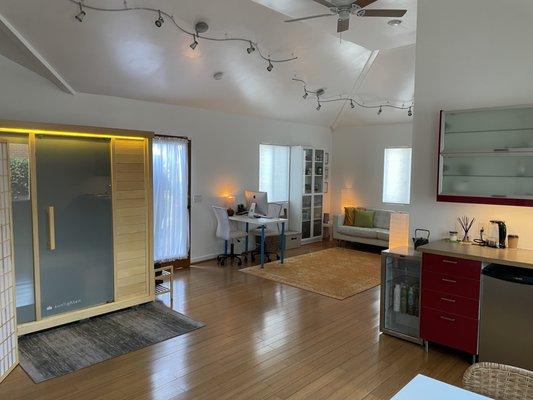 Our gorgeous healing space.