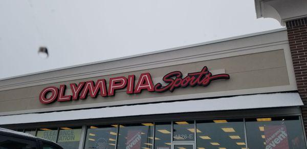 Olympia sports store front Lorain,  Ohio