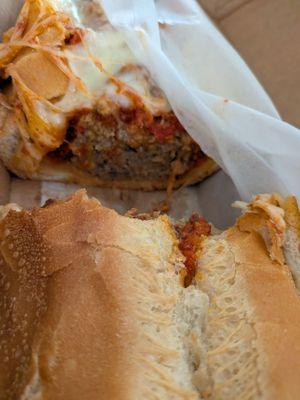 Awesome meatball parm