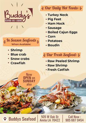 Buddy's Quick Stop & Seafood