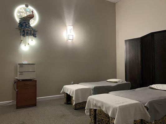 Foot massage room