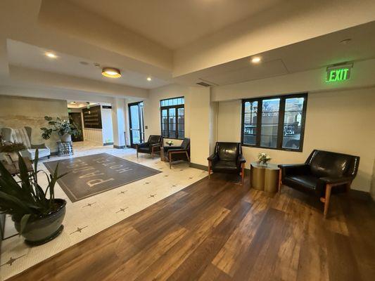 Outside their event space