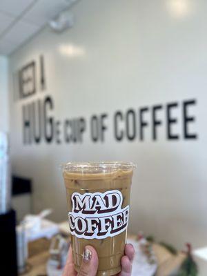 Madagascar vanilla latte