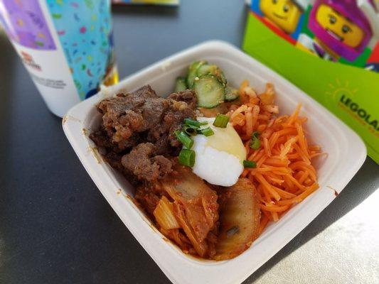 Spicy Beef Bowl w/ Poached Egg