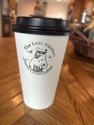 Cup - enjoyed Breve, classic chai tea and Pooh Bear.