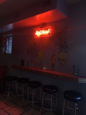 Regal beagle sign on side wall