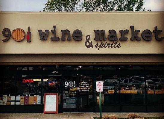 current name posted above entrance