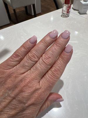 Dip powder manicure