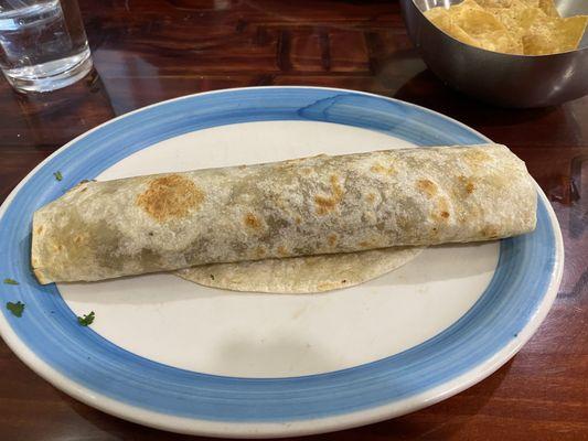 Asada burrito