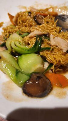 Hong Kong pan fried noodles
