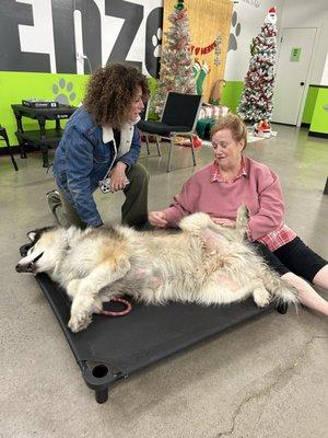 Dawn was sharing some follow up tips while we were checking out.