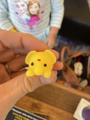 The little toy the owners gave my children!