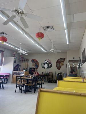 This is the simple dining room which can be accessed around the corner from the old mall entrance. There is also a drive-thru area.