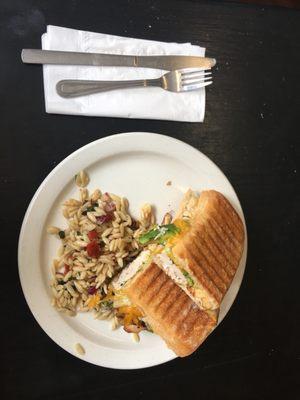 Panini Southwest chicken