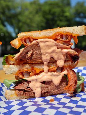 Brisket Melt @tiffhuangry