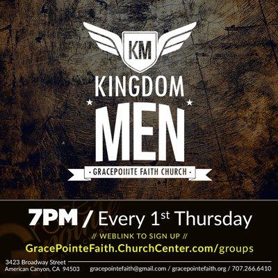 Kingdom Men - gathering for men, to men, about men and becoming more like Kingdom Men.