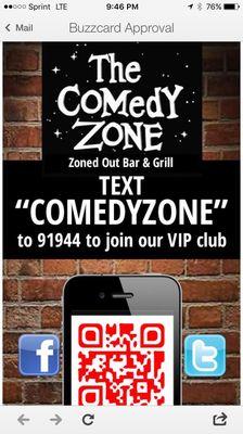 Join our VIP text group for free tickets and alerts!!!