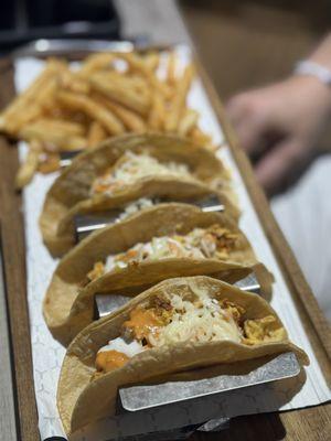 Street tacos for breakfast