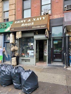 Store front on E. Houston St.
