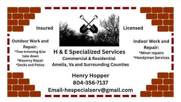 H & E Specialized Services