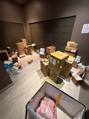 Packages left outside with no security