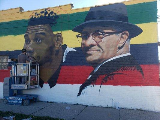 Wisconsin sports mural