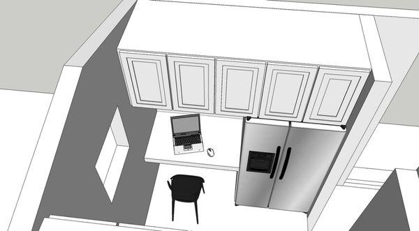 Pantry Room for an existing structure in Burbank, CA.