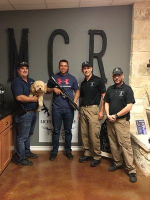 Winner of the AR-15 raffle